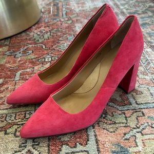 Banana Republic Pink Block Heel, Size 7.5, never worn